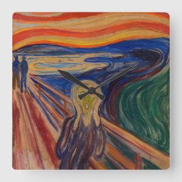 Relógio Quadrado O Gritar, 1910, por Edvard Munch