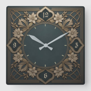 Relógio Quadrado O mais bonito Deco de Arte