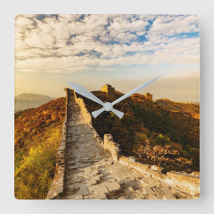 Relógio Quadrado O Muro de Excelentes da China