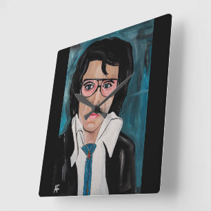 Relógio Quadrado O Rei Pintura por Alfred Fox