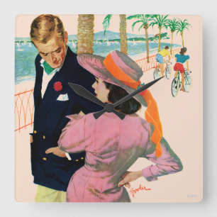 Relógio Quadrado O Stategy do amor