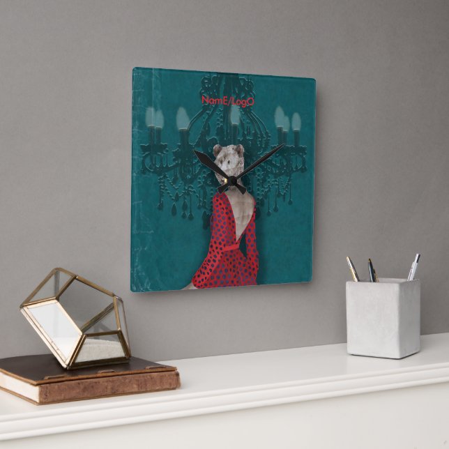 Relógio Quadrado objet_19_une femme_2 (Escritório)