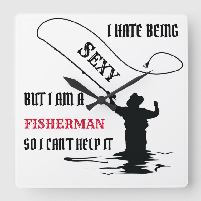 RELÓGIO QUADRADO ODEIO SER SEXY (Frente)