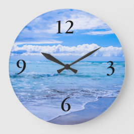 Relógio Quadrado ondas oceânicas incríveis