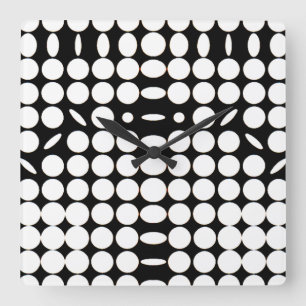 Relógio Quadrado OP -Art nº 6 em Emporio Moffa