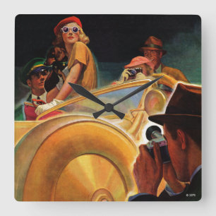 Relógio Quadrado Oportunidade da foto