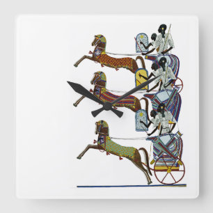 Relógio Quadrado Ornamnet Egípcia nº 2 em Emporio Moffa