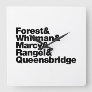 Relógio Quadrado Os projetos