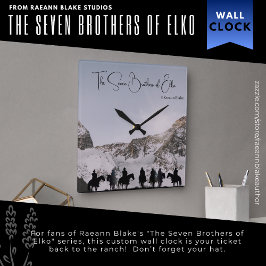 Relógio Quadrado Os Sete Irmãos de Elko Wall Clock