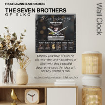 Os Sete Irmãos de Elko Wall Clock