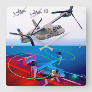 RELÓGIO QUADRADO OSPREY MV-22B