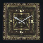 Relógio Quadrado Ouro Art Deco<br><div class="desc">design de relógio do excelente. Você vai adorar como os outros. Esteja livre para usar este design para outro produto que você quiser ou para personalizar e adicionar seu texto. Siga-me para mais. Obrigado. Tenha um bom dia.</div>