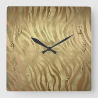Ouro Luxo Luxuoso Zebra Selva Safari Glamour