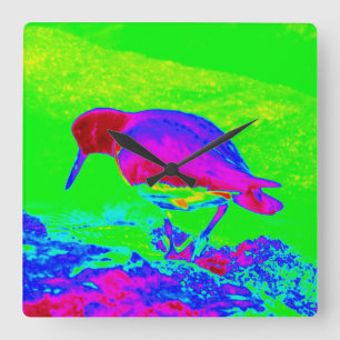 Relógio Quadrado Oyster Catcher