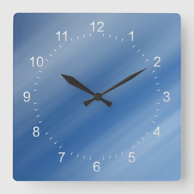 Relógio Quadrado padrão de cor 3 (Frente)