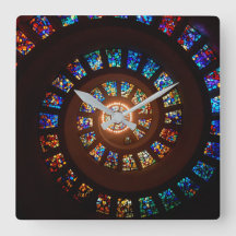 Padrão de espiral de vidro preto Elegante