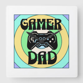 Relógio Quadrado Pai Gamer