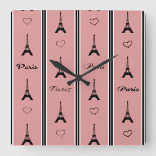 Relógio Quadrado Paris