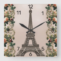 Paris Rosa Rosa Vinhas Torre Eiffel Shabby Chic