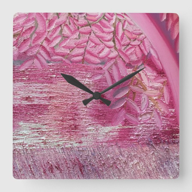 Relógio Quadrado Parque ideal (Frente)