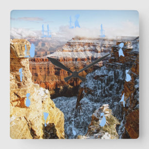 Relógio Quadrado Parque nacional do Grand Canyon, arizona, EUA