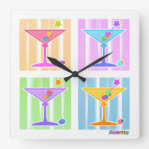 PASTEL POP ART MARTINIS