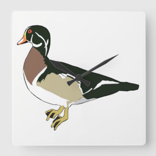 Relógio Quadrado Pato