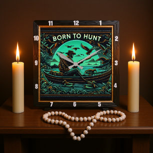 Relógio Quadrado Patos na Cintura