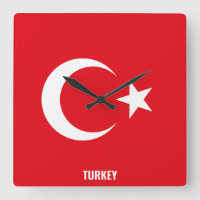 Patriótico de Bandeira Nacional da Turquia