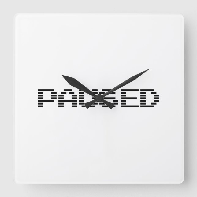 RELÓGIO QUADRADO PAUSADO (Frente)