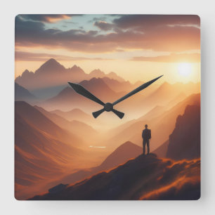 Relógio Quadrado Paz de eterno