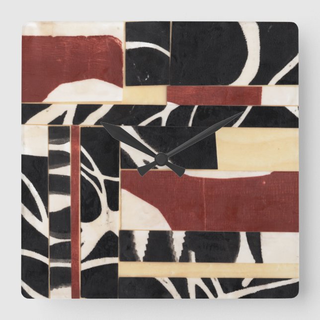 Relógio Quadrado Peças e partes II (Frente)