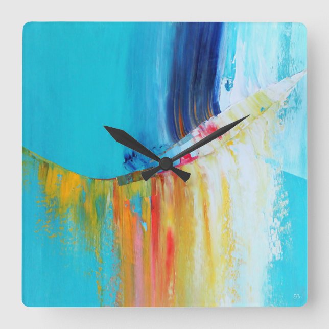 Relógio Quadrado Pendule L'homme libre (Frente)