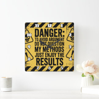 Relógio Quadrado Perigo: Métodos de Pergunta, Resultados Aproveitad