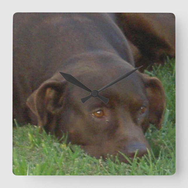 Relógio Quadrado - Personalizado (Frente)