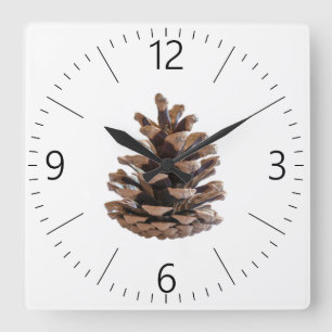 Relógio Quadrado Pinecona