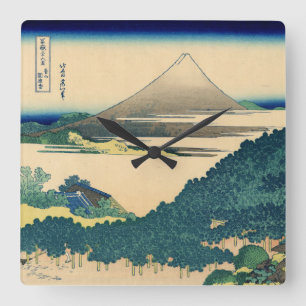 Relógio Quadrado Pinho do coxim em Aoyama