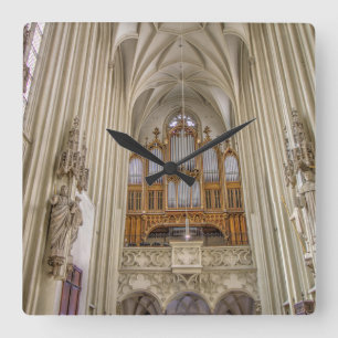 Relógio Quadrado Pipe Organ Maria Am Gtemporal