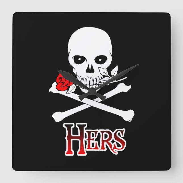 Relógio Quadrado Pirate Hers (Frente)