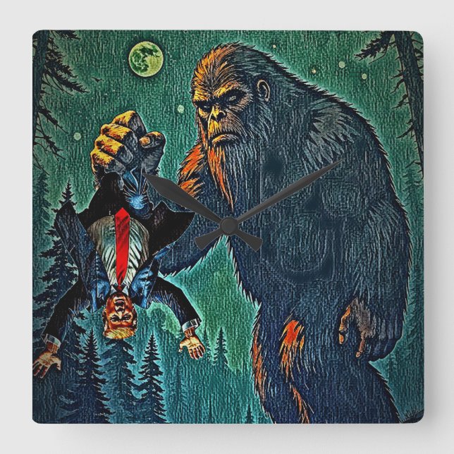 Relógio Quadrado Podemos desejar (Frente)