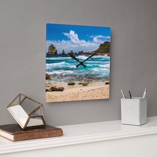 Relógio Quadrado Pointe des Chateaux, Grande-Terre, Guadalupe (Escritório)