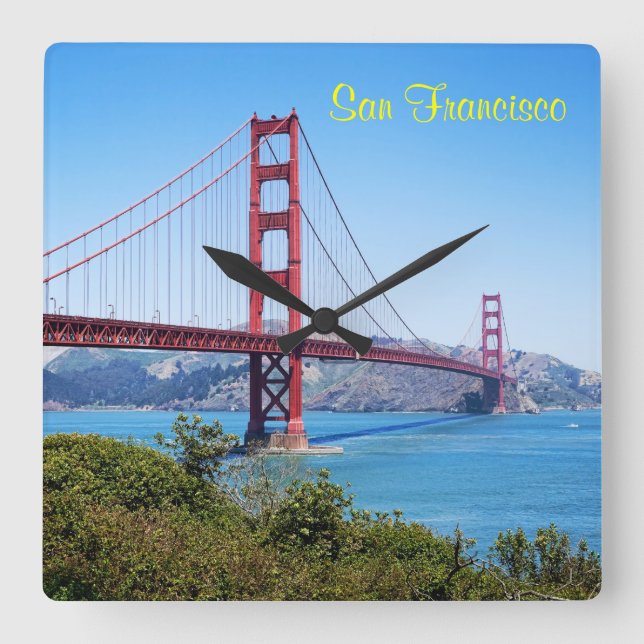 Relógio Quadrado Porta do Ouro São Francisco (Frente)