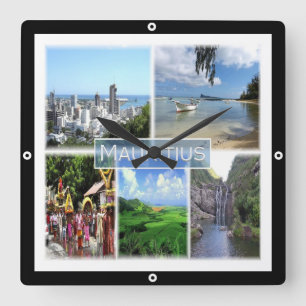 Relógio Quadrado PORTA zMU022 LOUIS, Mosaico, África,