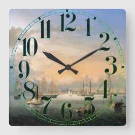 Relógio Quadrado Porto de Boston, 1854