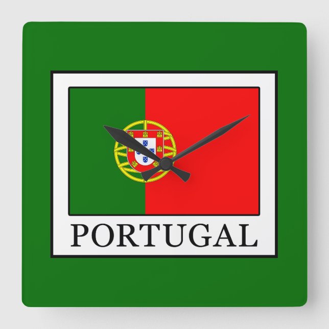 Relógio Quadrado Portugal (Frente)