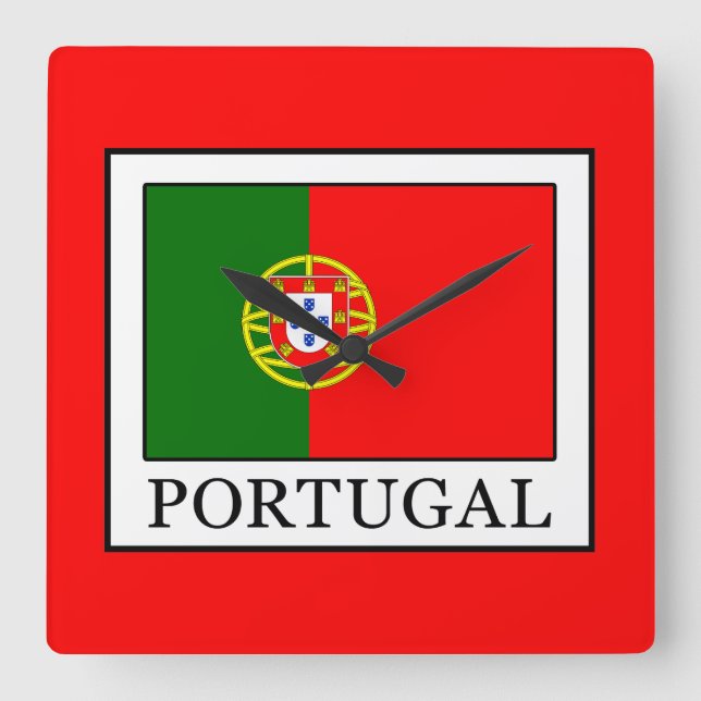Relógio Quadrado Portugal (Frente)