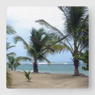 Relógio Quadrado Praia na República Dominicana