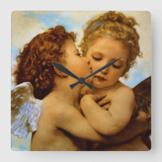 Relógio Quadrado Primeiro Beijo