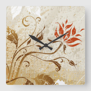 Relógio Quadrado Pulso de disparo da arte abstracta 50