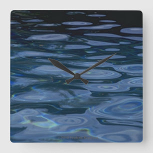 RELÓGIO QUADRADO PULSO DE DISPARO DE ÁGUA LÍQUIDO